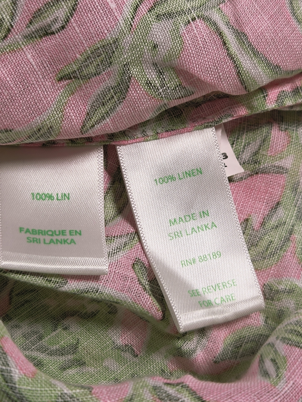 Lillyy Pulitzer Womens M Sea View Rousseau Pink Main Character Line Linen NWOT - Picture 7 of 11